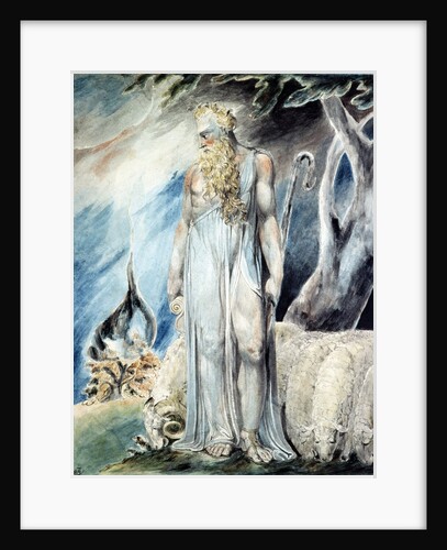 Moses and the Burning Bush by William Blake