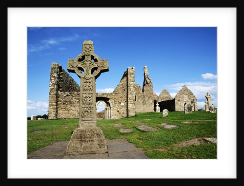 Cross of the Scriptures at Clonmacnoise Monastery by Anonymous