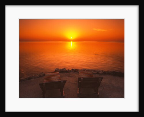 Sunset over Florida Bay by Anonymous