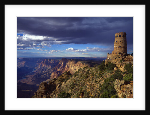 Desert View Watchtower and South Rim by Anonymous