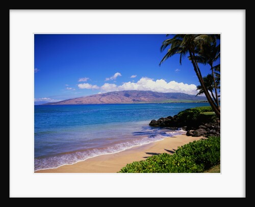 Kihei Beach and West Maui Mountains by Anonymous