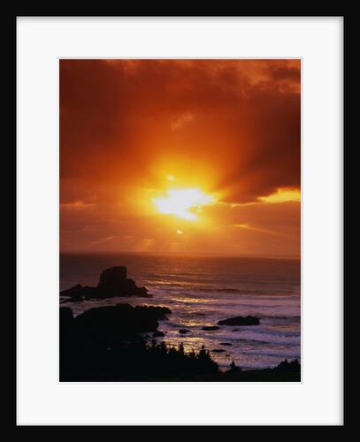 Sunset over the Pacific by Anonymous