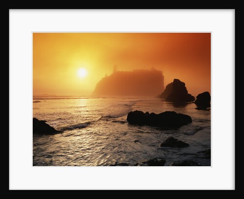 Foggy Sunset at Ruby Beach by Anonymous