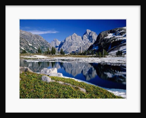Grand Teton Behind Lake Solitude by Anonymous