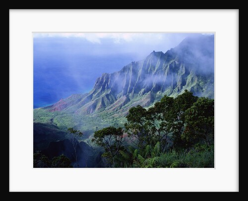 Light Fog in Kalalau Valley by Anonymous