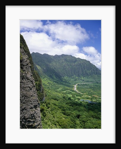 Koolau Mountains on Windward Oahu by Anonymous