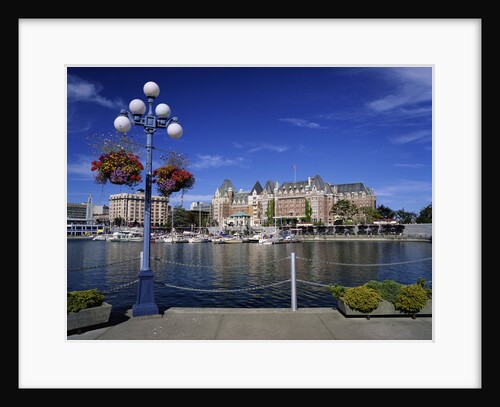 Empress Hotel Along Victoria Harbour by Anonymous