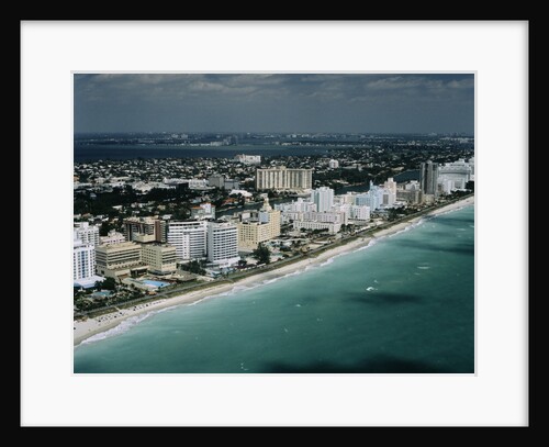 Hotels Lining Miami Beach by Anonymous