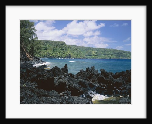 Lava Rock Along Keanae Peninsula by Anonymous