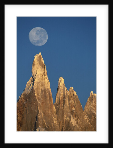 Moon Over Mount Torre by Anonymous