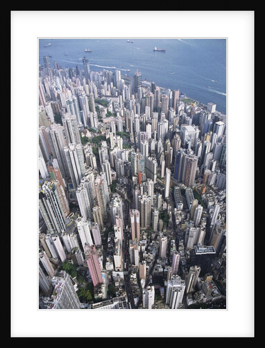 Aerial View of Western District of Hong Kong by Anonymous