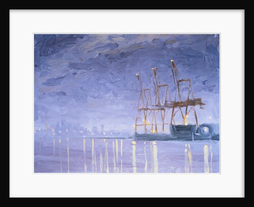 Pre-Dawn with Cranes by Mary Iverson