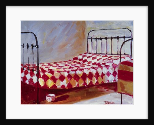 Checkered Bedspread by Pam Ingalls