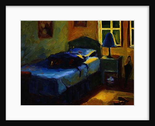 Bed in Leslie's Cottage by Pam Ingalls
