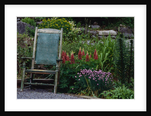Old Chair in a Garden by Anonymous