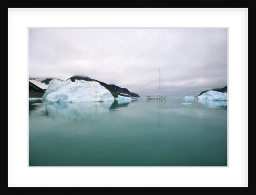 Sailboat Cruising the Arctic by Anonymous
