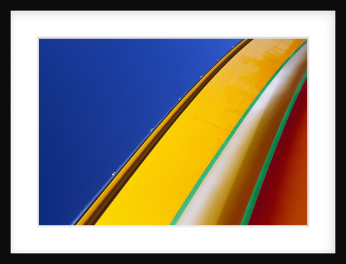 Brightly Colored Boat Exterior by Anonymous
