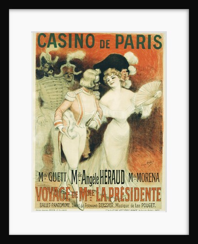 Casino de Paris Poster by Georges Redon