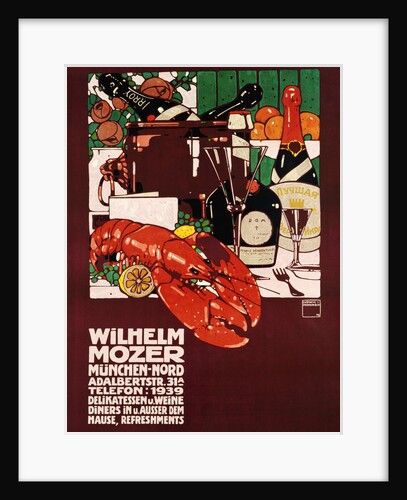 Wilhelm Mozer Poster by Ludwig Hohlwein