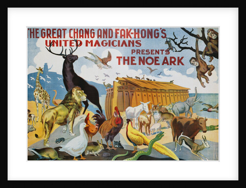 Early Twentieth-Century Spanish Poster for The Noe Ark by Anonymous