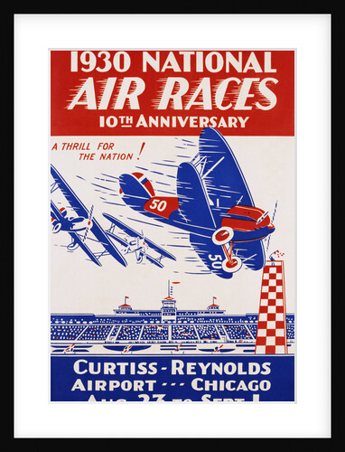 American Poster for 1930 National Air Races by Anonymous