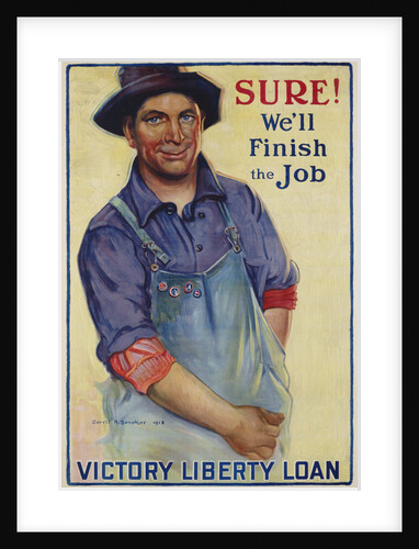 Sure! We'll Finish the Job Poster by Gerrit Albertus Beneker