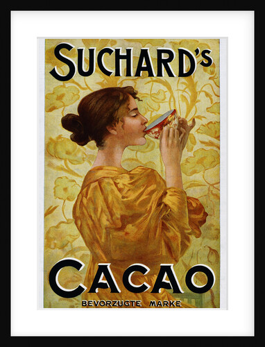 Circa 1905 Belgian Poster for Suchard's Cacao by Anonymous