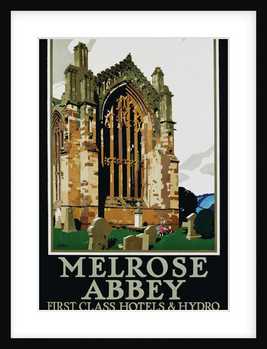 Melrose Abbey Poster by Frank Newbould