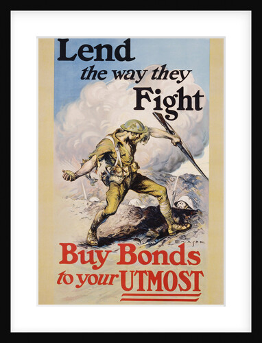 Lend the Way They Fight Poster by Edmund M. Ashe