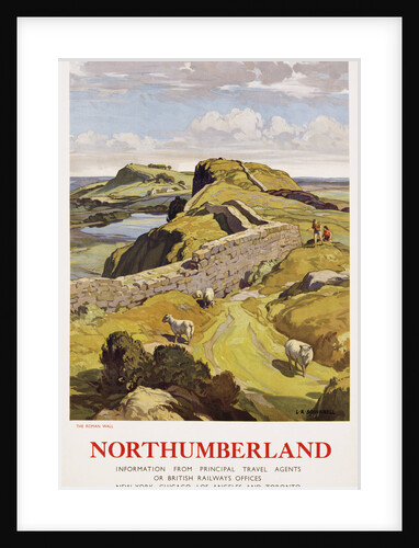 Northumberland Poster by Leonard Russell Squirrell