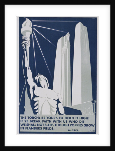 The Torch: Be It Yours to Hold High! Poster by Richard E. Filipowski