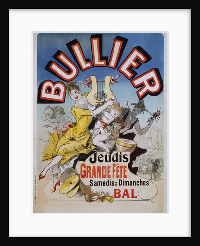 Bullier Poster by Jules Cheret