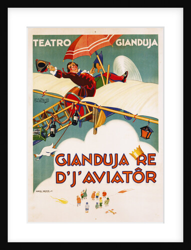 Gianduja Re d'J'Aviator Poster by Carlo Nicco