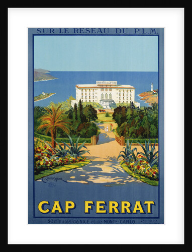 Cap Ferrat Poster by C. Couronneau