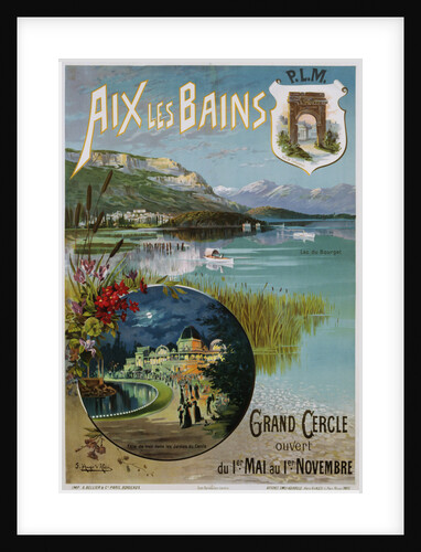 Aix Les Bains Poster by Hugo d'Alesi