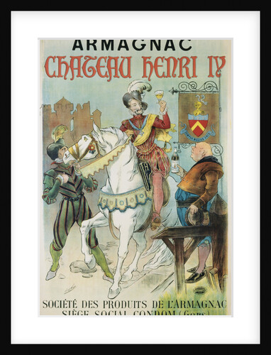 Armagnac Chateau Henry IV Poster by Anonymous