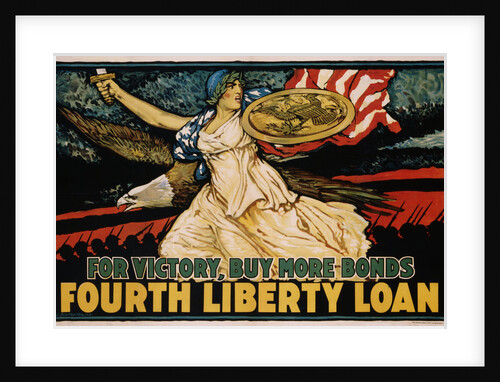 For Victory, Buy More Bonds - Fourth Liberty Loan Poster by J. Scott Williams
