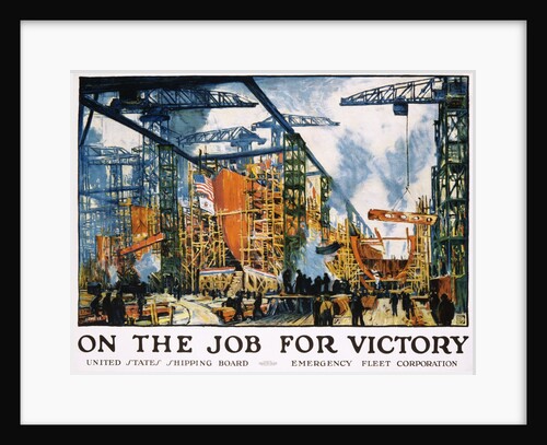 On the Job for Victory Poster by Jonas Lie