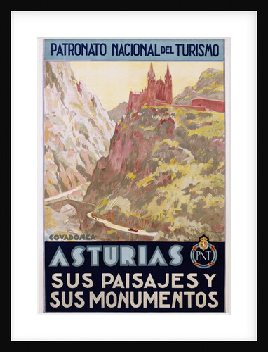 Asturias Sus Paisa Jes y Sus Monumentos Poster by Vaquero