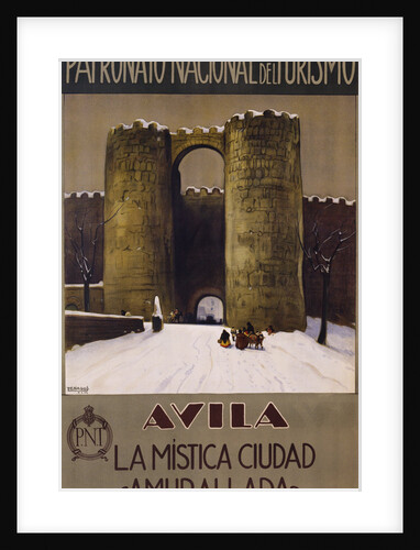 Avila - La Mistica Ciudad - Amurallada Poster by Penagos
