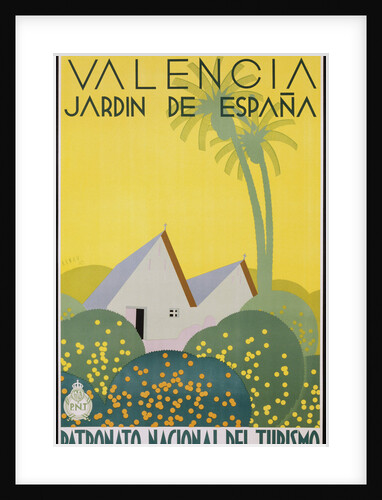 Valencia Jardn de Espana Poster by Jose Renau