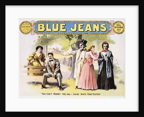 Blue Jeans Poster by Anonymous