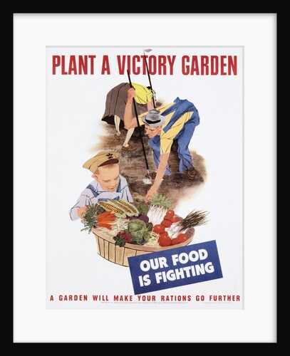 Plant a Victory Garden Poster by Anonymous