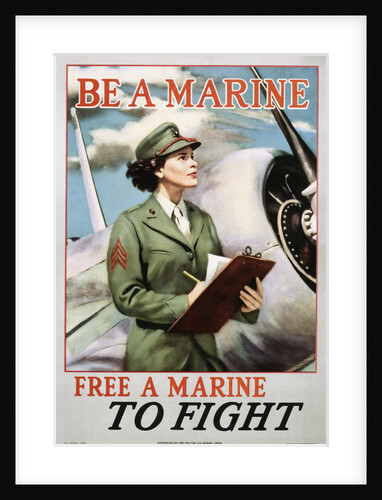 Be a Marine - Free a Marine to Fight Poster by Anonymous