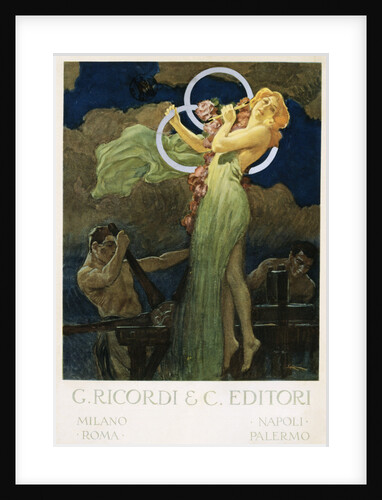 G. Ricordi & C. Editori Poster by Leopoldo Metlicovitz