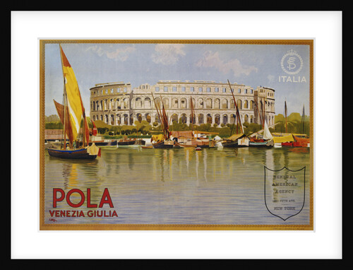 Pola Venezia Giulia Poster by Leopoldo Metlicovitz
