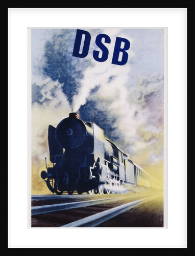 DSB Danish State Railways Poster by Aage Rasmussen