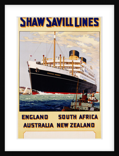 Poster for Shaw Savill Lines by Anonymous