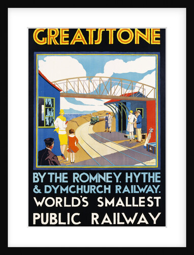Greatstone - World's Smallest Public Railway Poster by N. Cramer Roberts