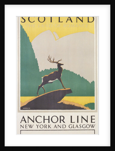 Scotland: The Land of Romance Poster by Frederick C. Herrick
